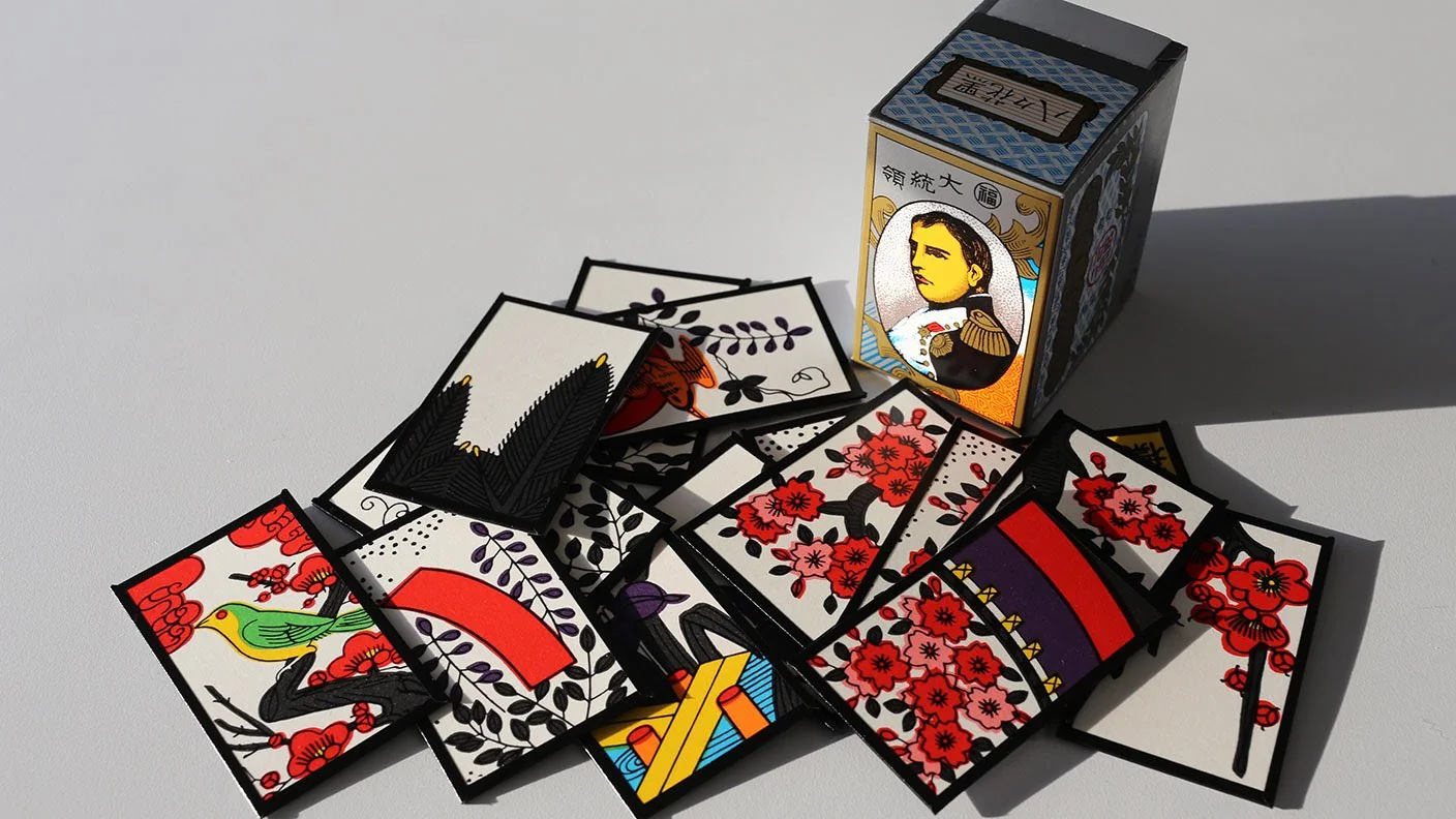 Vintage Nintendo Hanafuda playing cards from before they made video games