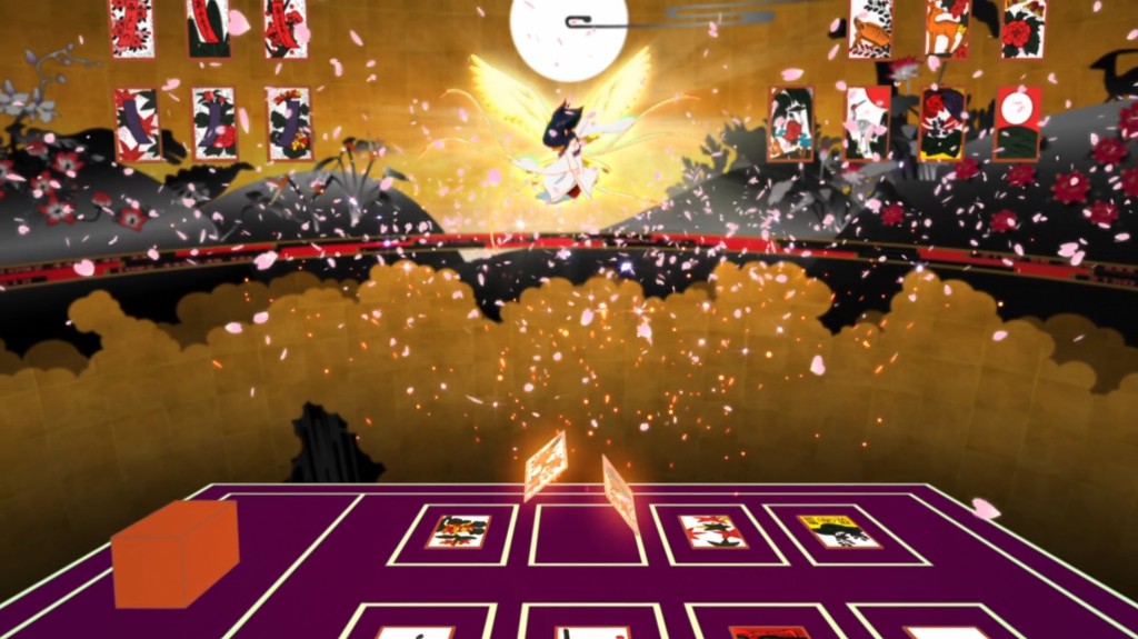 The intense Hanafuda Koi-Koi card game climax scene from the anime Summer Wars