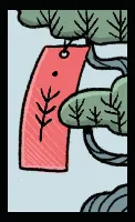 Baralho da OpenCards Hanafuda Deck Design by Luisa Kwiatkowska — sample card 1