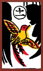 Awa Pattern (without metallic overprints) Hanafuda Deck Design by Suryong — sample 3 Awa Pattern (without metallic overprints) Hanafuda Deck Design by Suryong — sample card 3