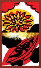 Awa-Muster (mit Metallic-Overprints) Hanafuda Deck Design by Suryong — sample card 4