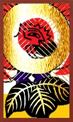 Awa पैटर्न (धातु ओवरप्रिंट के साथ) Hanafuda Deck Design by सूर्योंग — sample 3 Awa पैटर्न (धातु ओवरप्रिंट के साथ) Hanafuda Deck Design by सूर्योंग — sample card 3