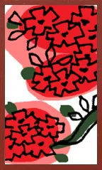 Bizen Pattern (without metallic overprints) Hanafuda Deck Design by Suryong — sample card 1