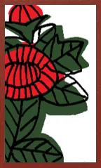 Bizen Pattern (without metallic overprints) Hanafuda Deck Design by Suryong — sample 1 Bizen Pattern (without metallic overprints) Hanafuda Deck Design by Suryong — sample card 1