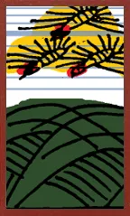 Modèle Bizen (sans surimpressions métalliques) Hanafuda Deck Design by Suryong — sample card 3
