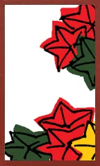 Bizen पैटर्न (बिना धातु ओवरप्रिंट) Hanafuda Deck Design by सूर्योंग — sample card 3
