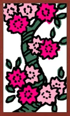 Cartoon Hanafuda Hanafuda Deck Design by Suryong — sample card 3