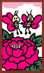 Cartoon-Hanafuda Hanafuda Deck Design by Suryong — sample 3 Cartoon-Hanafuda Hanafuda Deck Design by Suryong — sample card 3