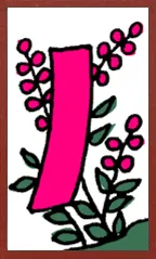 Cartoon Hanafuda Hanafuda Deck Design by Suryong — sample card 4