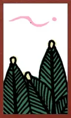 Cartoon-Hanafuda — カス — Pine chaff