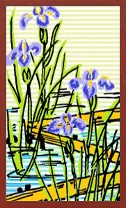 Hanafuda colecionável Hanafuda Deck Design by Suryong — sample 3 Hanafuda colecionável Hanafuda Deck Design by Suryong — sample card 3