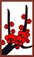 Dalian Pattern Hanafuda Deck Design by Traditional — sample 2 Dalian Pattern Hanafuda Deck Design by Traditional — sample card 2