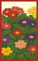 Doitsu-Hanafuda Hanafuda Deck Design by Charlotte @シャーロット — sample card 1