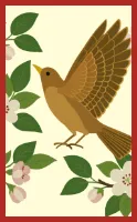 Doitsu-Hanafuda Hanafuda Deck Design by Charlotte @シャーロット — sample card 2