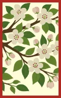 Doitsu-Hanafuda Hanafuda Deck Design by Charlotte @シャーロット — sample 4 Doitsu-Hanafuda Hanafuda Deck Design by Charlotte @シャーロット — sample card 4