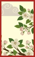 Doitsu-Hanafuda Hanafuda Deck Design by Charlotte @シャーロット — sample 1 Doitsu-Hanafuda Hanafuda Deck Design by Charlotte @シャーロット — sample card 1
