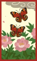 Doitsu-Hanafuda Hanafuda Deck Design by Charlotte @シャーロット — sample card 2