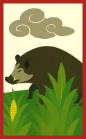 德国花札(Doitsu-Hanafuda) Hanafuda Deck Design by Charlotte @シャーロット — sample 2 德国花札(Doitsu-Hanafuda) Hanafuda Deck Design by Charlotte @シャーロット — sample card 2