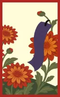 Doitsu-Hanafuda Hanafuda Deck Design by Charlotte @シャーロット — sample card 1