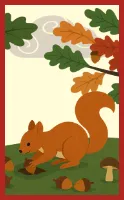 Doitsu-Hanafuda Hanafuda Deck Design by Charlotte @シャーロット — sample card 2