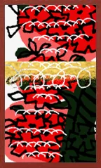 Echigo-Muster Hanafuda Deck Design by Suryong — sample 2 Echigo-Muster Hanafuda Deck Design by Suryong — sample card 2