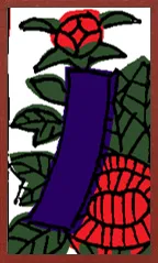 Echigo Pattern (without metallic overprints) Hanafuda Deck Design by Suryong — sample 3 Echigo Pattern (without metallic overprints) Hanafuda Deck Design by Suryong — sample card 3