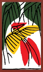 Echigo पैटर्न (बिना धातु ओवरप्रिंट) Hanafuda Deck Design by सूर्योंग — sample card 2