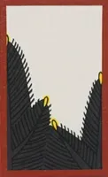 Patrón Kyoto estándar (cinco brillos dorados) — カス — Pine chaff