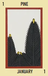 Hana-Karten Hanafuda Deck Design by Verschieden — sample card 4