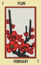 Cartas Hana Hanafuda Deck Design by Diversos — sample 2 Cartas Hana Hanafuda Deck Design by Diversos — sample card 2