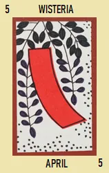 Cartas Hana Hanafuda Deck Design by Varios — sample 4 Cartas Hana Hanafuda Deck Design by Varios — sample card 4