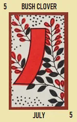 Cartas Hana Hanafuda Deck Design by Varios — sample 1 Cartas Hana Hanafuda Deck Design by Varios — sample card 1