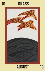 Hana Cards Hanafuda Deck Design by Various — sample 2 Hana Cards Hanafuda Deck Design by Various — sample card 2