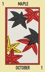 Hana कार्ड Hanafuda Deck Design by विभिन्न — sample 4 Hana कार्ड Hanafuda Deck Design by विभिन्न — sample card 4