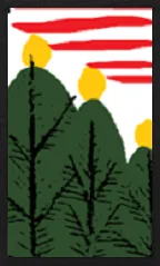 Hanamaki Pattern (without metallic overprints) Hanafuda Deck Design by Suryong — sample 2 Hanamaki Pattern (without metallic overprints) Hanafuda Deck Design by Suryong — sample card 2