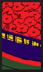 Hanamaki Pattern (without metallic overprints) Hanafuda Deck Design by Suryong — sample card 4