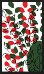 Patrón Hanamaki (sin sobrecapa metálica) Hanafuda Deck Design by Suryong — sample card 4