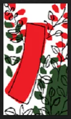 Hanamaki पैटर्न (बिना धातु ओवरप्रिंट) Hanafuda Deck Design by सूर्योंग — sample card 2