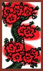 Hokkaido पैटर्न (बिना धातु ओवरप्रिंट) Hanafuda Deck Design by सूर्योंग — sample 4 Hokkaido पैटर्न (बिना धातु ओवरप्रिंट) Hanafuda Deck Design by सूर्योंग — sample card 4