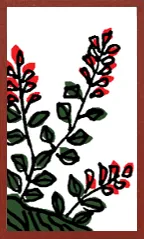 Узор Хоккайдо (без металлической печати) Hanafuda Deck Design by Сурёнг — sample card 1
