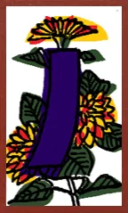 Hokkaido Pattern (without metallic overprints) Hanafuda Deck Design by Suryong — sample 3 Hokkaido Pattern (without metallic overprints) Hanafuda Deck Design by Suryong — sample card 3