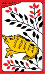 한국 화투 Hanafuda Deck Design by 전통적인 — sample card 3