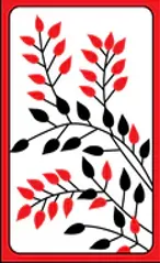Koreanisches Hwatu Hanafuda Deck Design by Traditionell — sample 1 Koreanisches Hwatu Hanafuda Deck Design by Traditionell — sample card 1