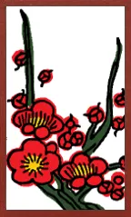 Osaka पैटर्न (Mushi शैली) Hanafuda Deck Design by सूर्योंग — sample card 4