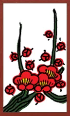 Osaka-Muster (Mushi-Stil) Hanafuda Deck Design by Suryong — sample 2 Osaka-Muster (Mushi-Stil) Hanafuda Deck Design by Suryong — sample card 2