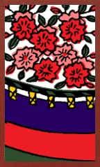 Osaka Pattern (Mushi Style) Hanafuda Deck Design by Suryong — sample 4 Osaka Pattern (Mushi Style) Hanafuda Deck Design by Suryong — sample card 4
