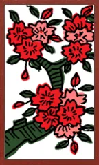 Osaka पैटर्न (Mushi शैली) Hanafuda Deck Design by सूर्योंग — sample card 2