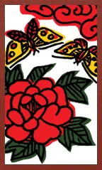Osaka Pattern (Mushi Style) Hanafuda Deck Design by Suryong — sample 3 Osaka Pattern (Mushi Style) Hanafuda Deck Design by Suryong — sample card 3