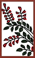 Modèle Osaka (style Mushi) Hanafuda Deck Design by Suryong — sample card 2