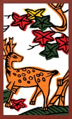 Osaka Pattern (Mushi Style) Hanafuda Deck Design by Suryong — sample 4 Osaka Pattern (Mushi Style) Hanafuda Deck Design by Suryong — sample card 4
